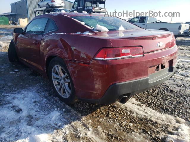 2015 Chevrolet Camaro Lt Burgundy vin: 2G1FD1E30F9195886