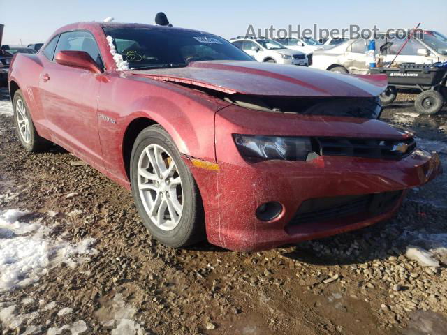 2015 Chevrolet Camaro Lt Burgundy vin: 2G1FD1E30F9195886