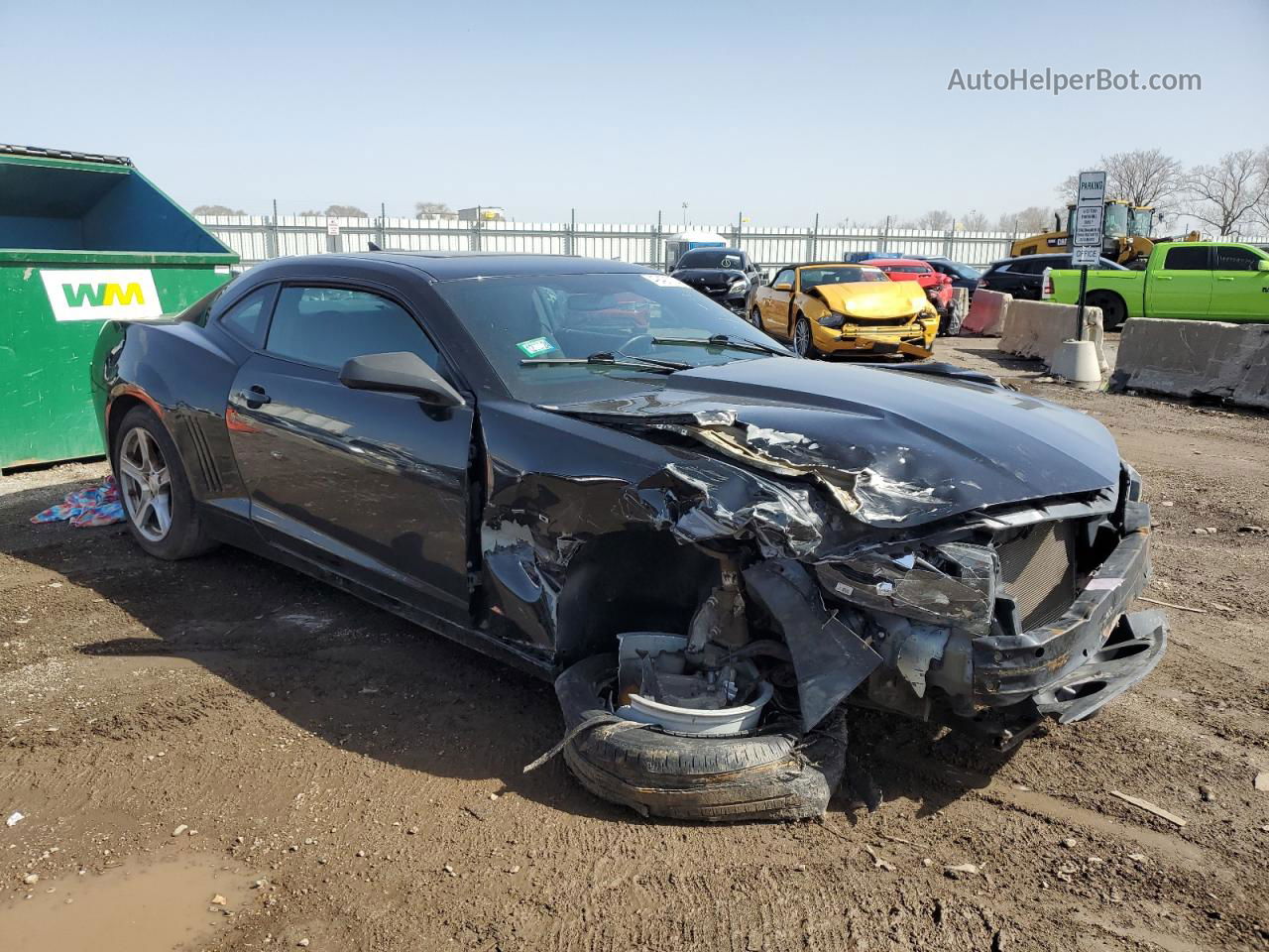 2015 Chevrolet Camaro Lt Black vin: 2G1FD1E30F9207552