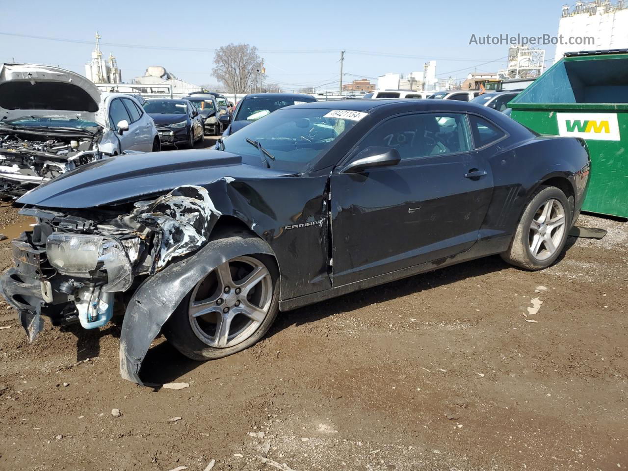 2015 Chevrolet Camaro Lt Black vin: 2G1FD1E30F9207552