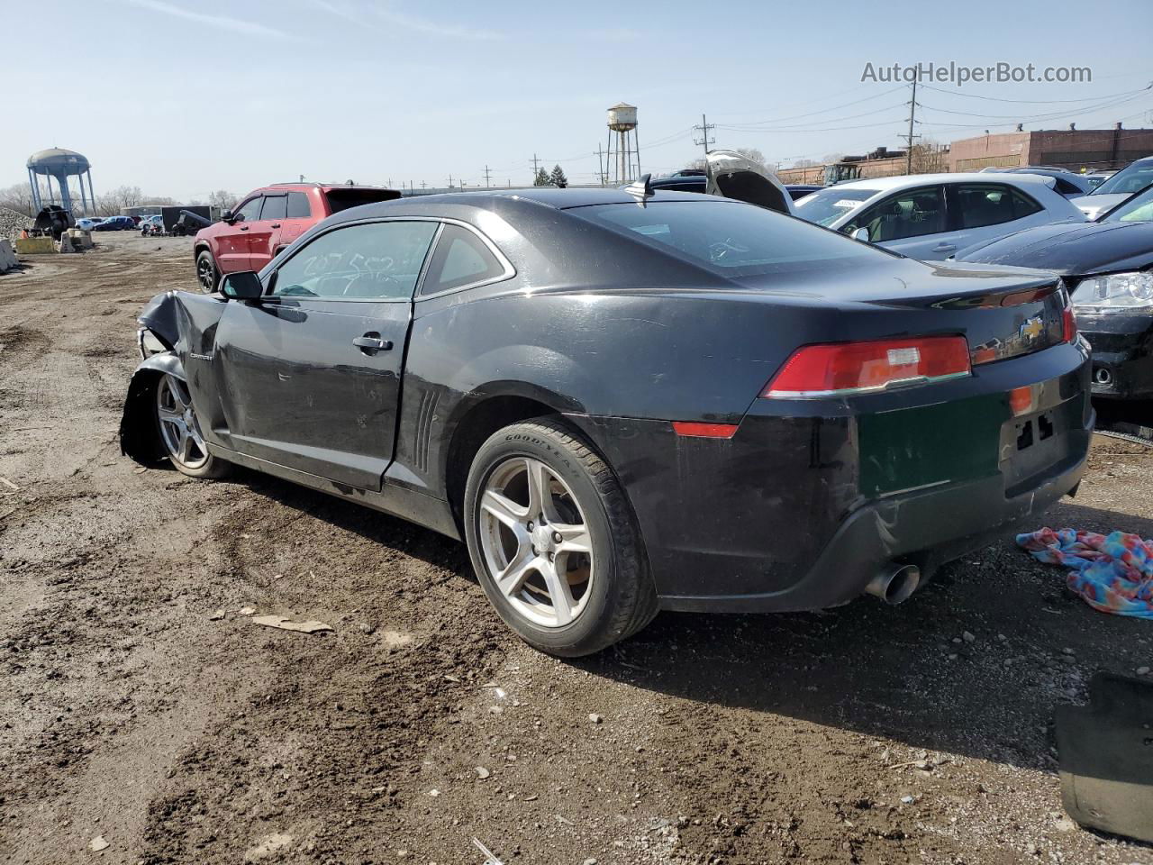 2015 Chevrolet Camaro Lt Black vin: 2G1FD1E30F9207552