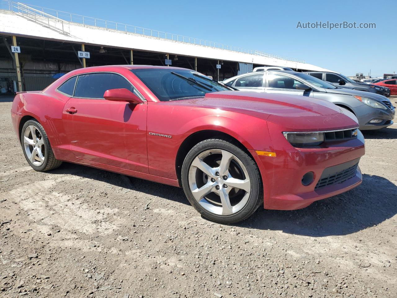 2015 Chevrolet Camaro Lt Красный vin: 2G1FD1E30F9217451