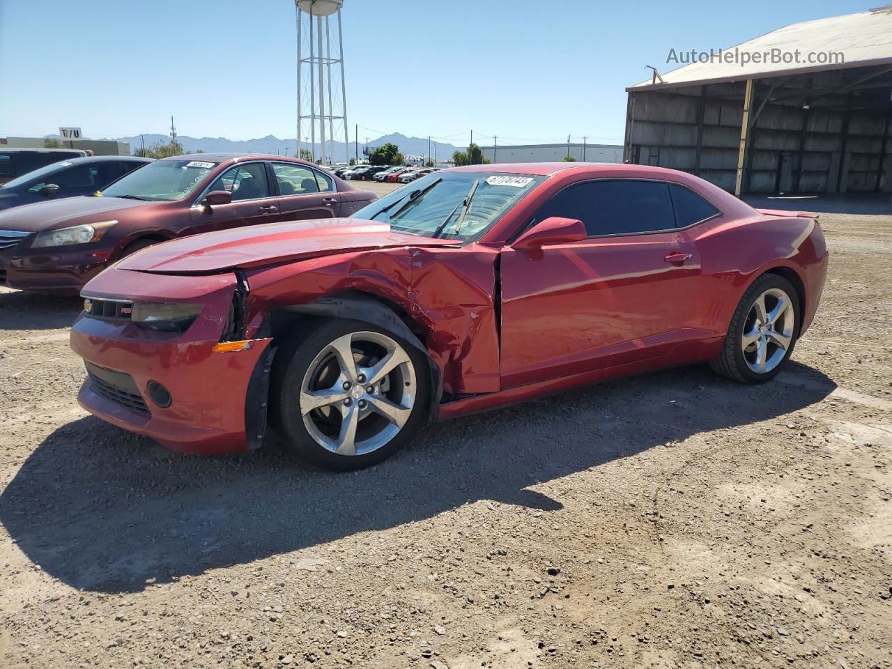 2015 Chevrolet Camaro Lt Красный vin: 2G1FD1E30F9217451