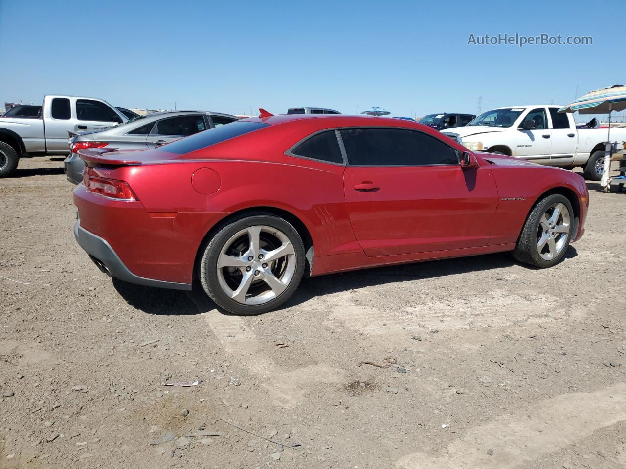 2015 Chevrolet Camaro Lt Красный vin: 2G1FD1E30F9217451