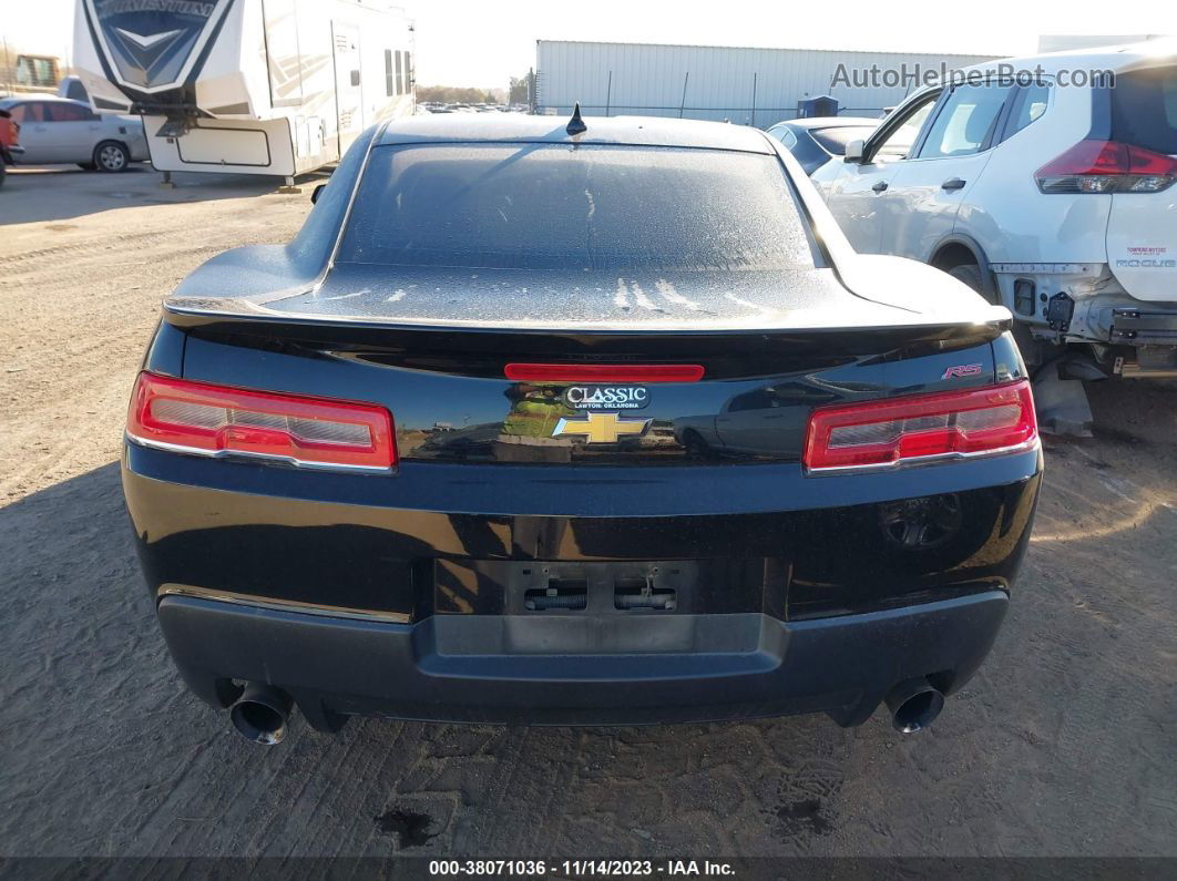 2015 Chevrolet Camaro 1lt Black vin: 2G1FD1E30F9218695