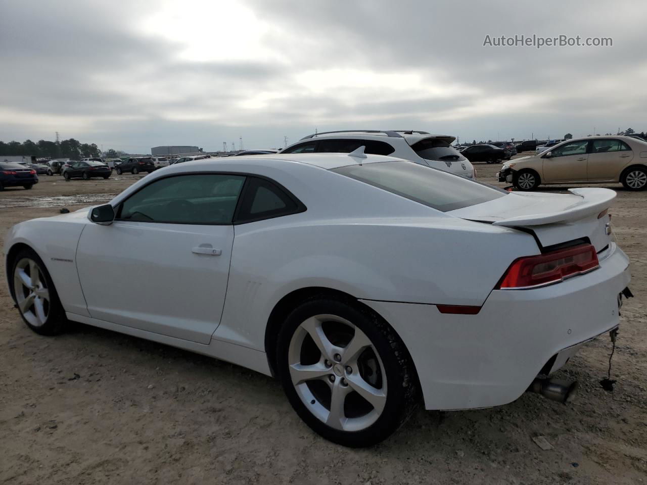 2015 Chevrolet Camaro Lt White vin: 2G1FD1E30F9226960