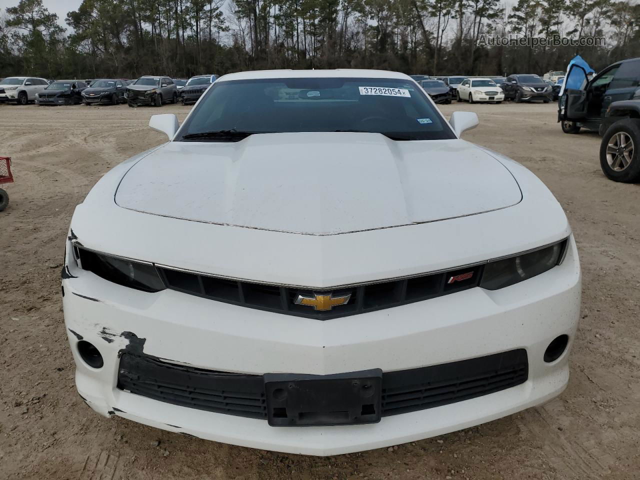 2015 Chevrolet Camaro Lt White vin: 2G1FD1E30F9226960