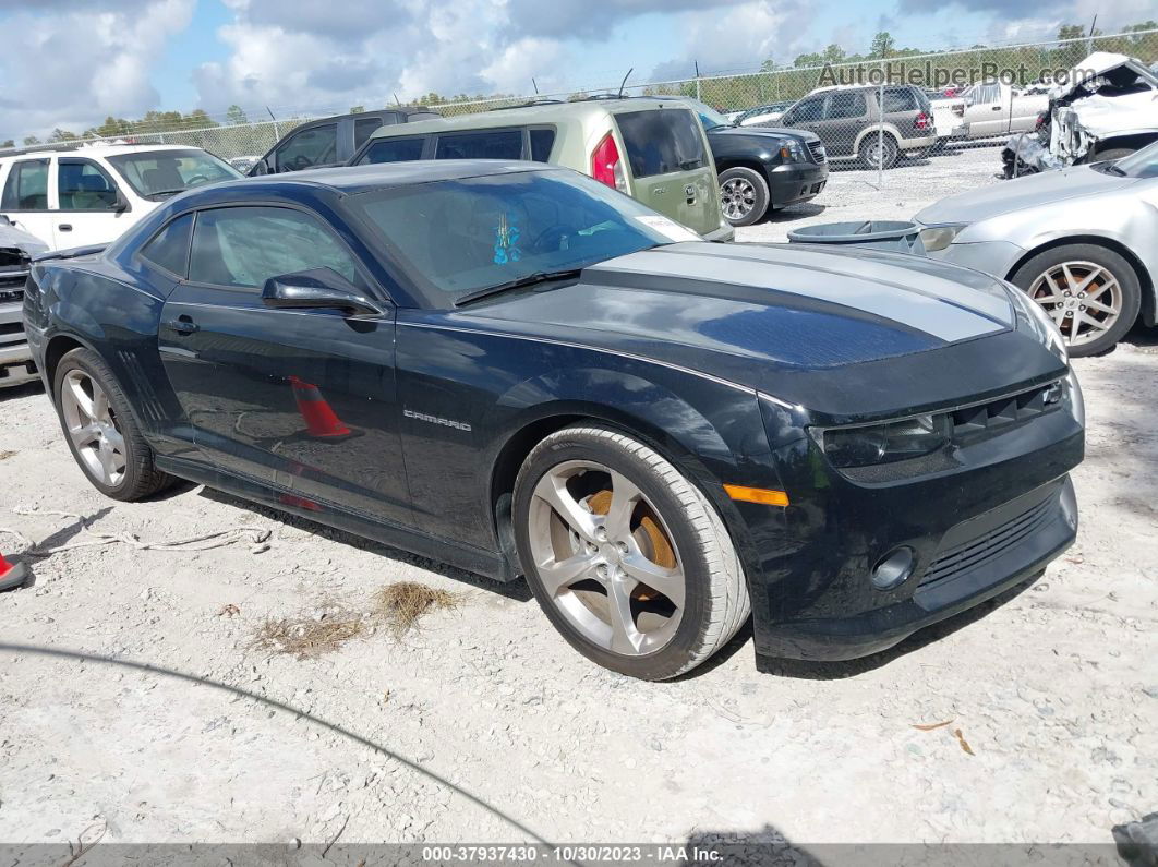 2015 Chevrolet Camaro 1lt Black vin: 2G1FD1E30F9232838