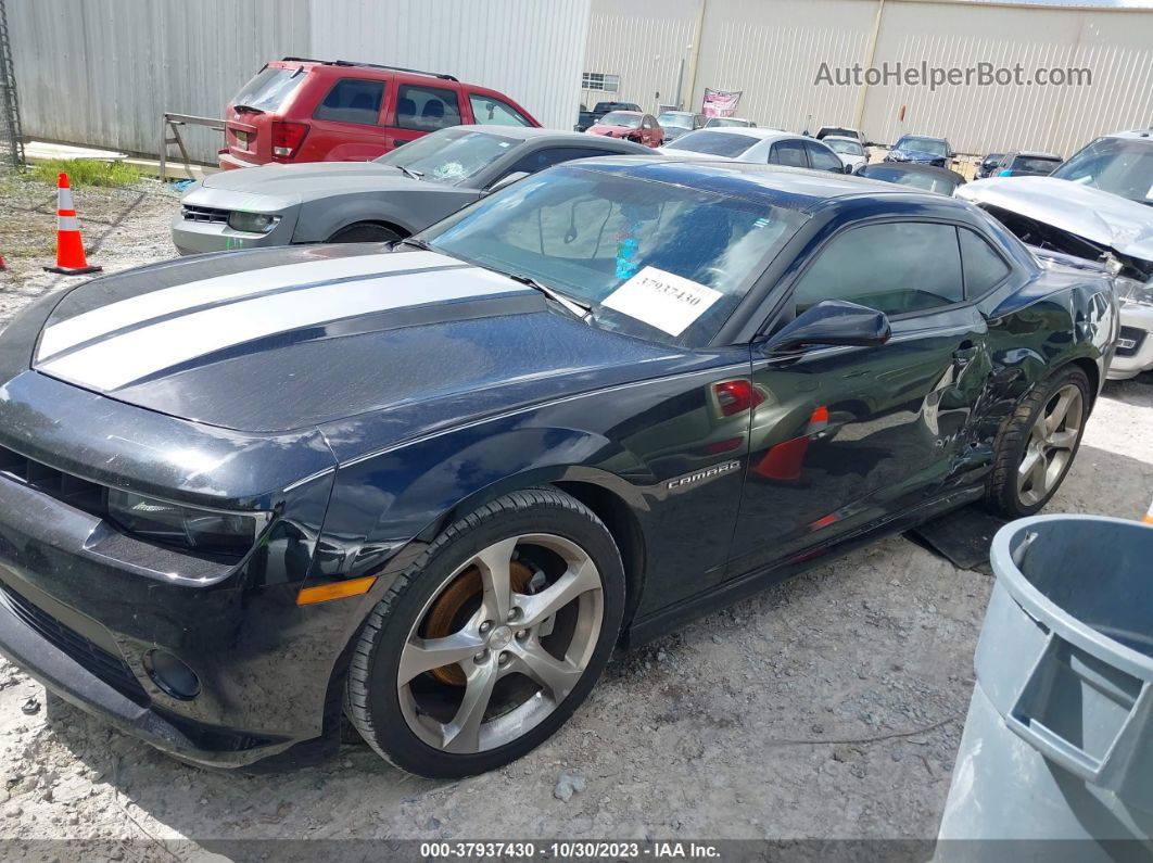 2015 Chevrolet Camaro 1lt Black vin: 2G1FD1E30F9232838