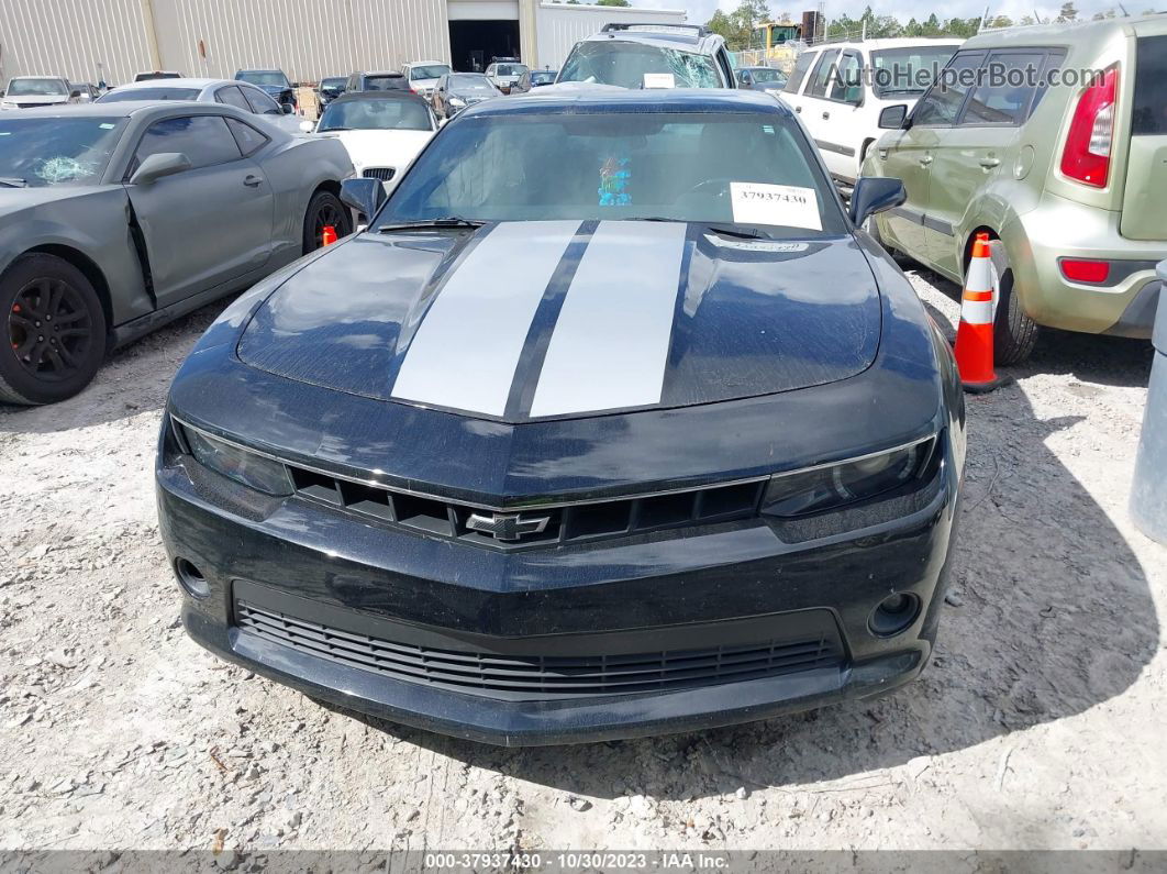 2015 Chevrolet Camaro 1lt Black vin: 2G1FD1E30F9232838