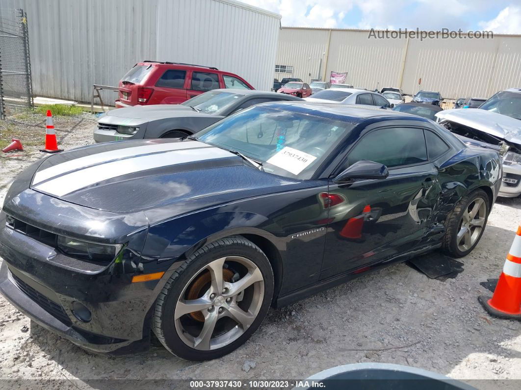 2015 Chevrolet Camaro 1lt Black vin: 2G1FD1E30F9232838