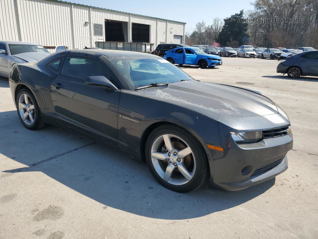 2015 Chevrolet Camaro Lt Charcoal vin: 2G1FD1E30F9310129