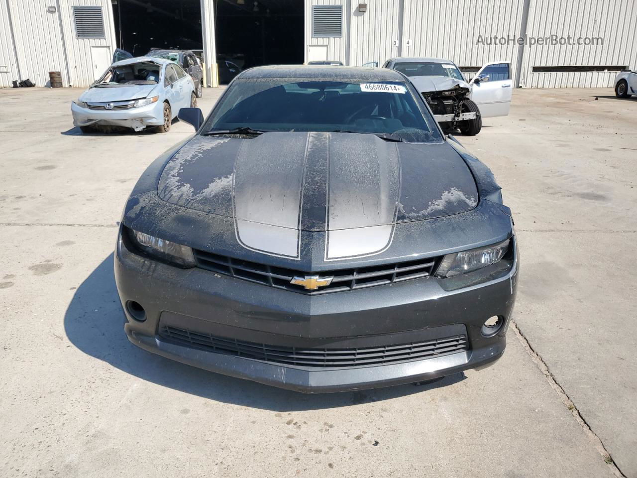 2015 Chevrolet Camaro Lt Charcoal vin: 2G1FD1E30F9310129