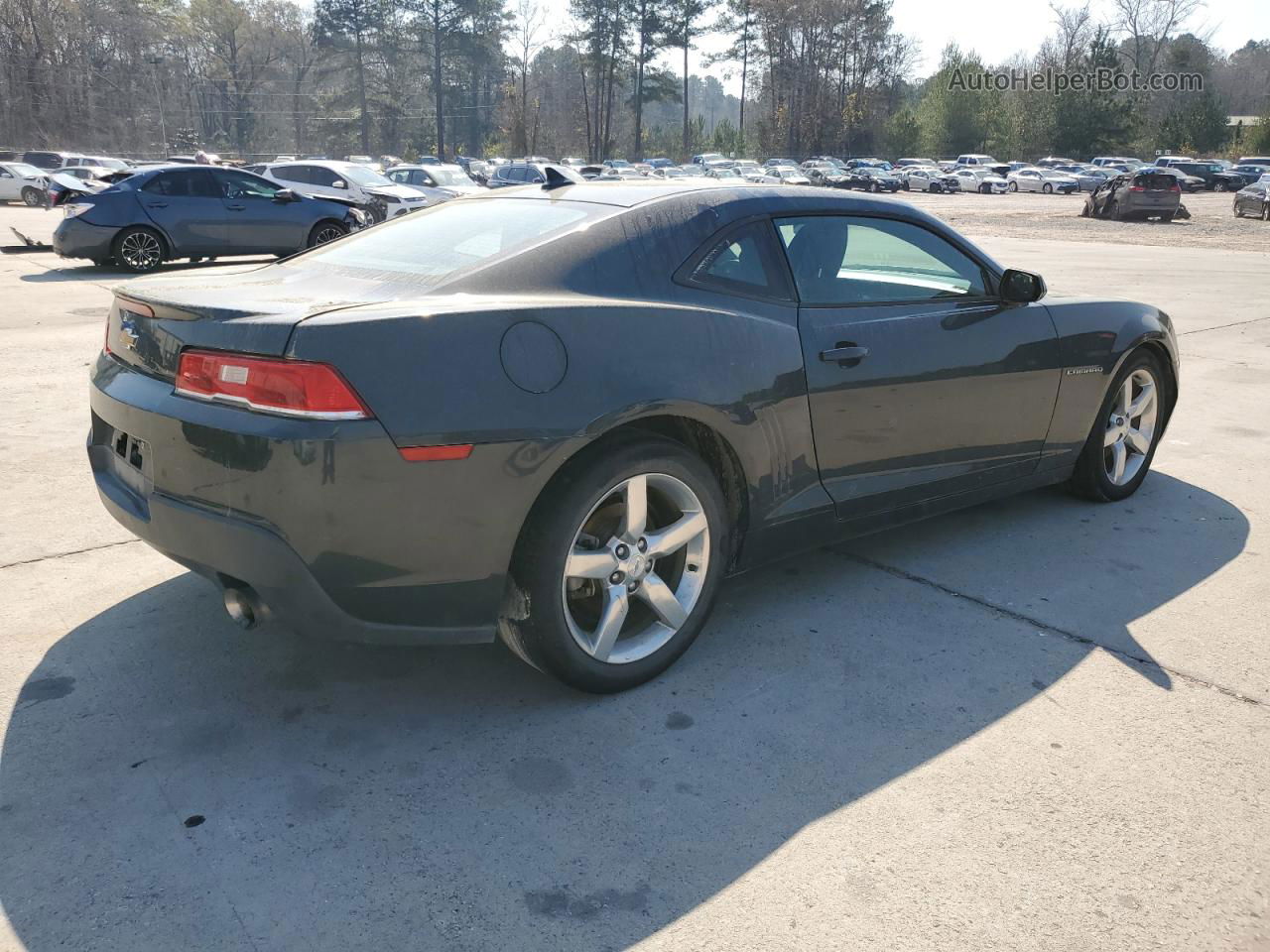 2015 Chevrolet Camaro Lt Charcoal vin: 2G1FD1E30F9310129