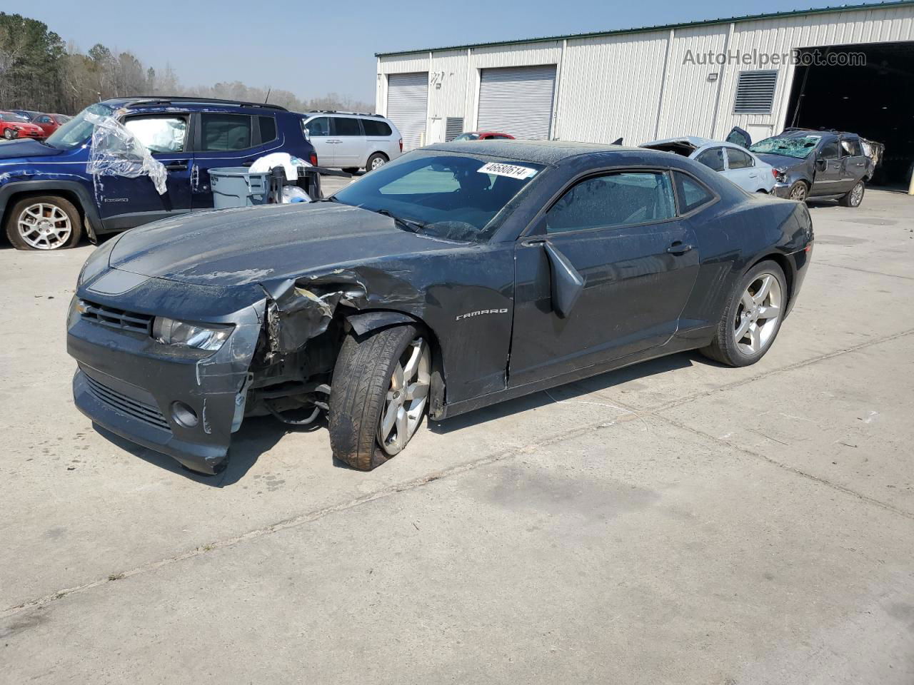 2015 Chevrolet Camaro Lt Charcoal vin: 2G1FD1E30F9310129