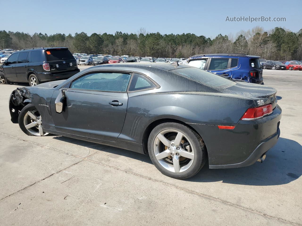 2015 Chevrolet Camaro Lt Charcoal vin: 2G1FD1E30F9310129