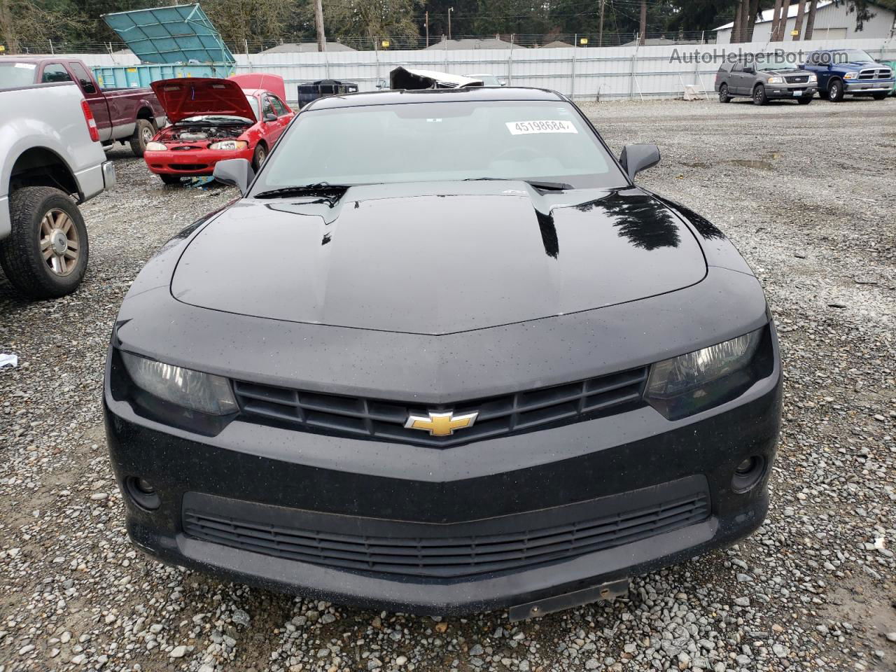 2015 Chevrolet Camaro Lt Black vin: 2G1FD1E31F9112191