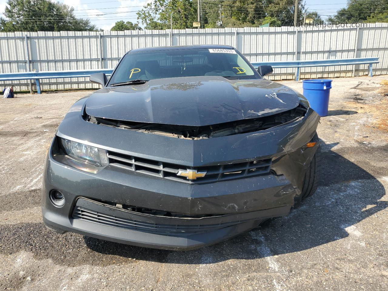 2015 Chevrolet Camaro Lt Charcoal vin: 2G1FD1E31F9260146