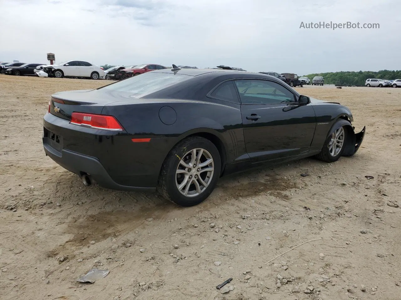 2015 Chevrolet Camaro Lt Black vin: 2G1FD1E31F9268697