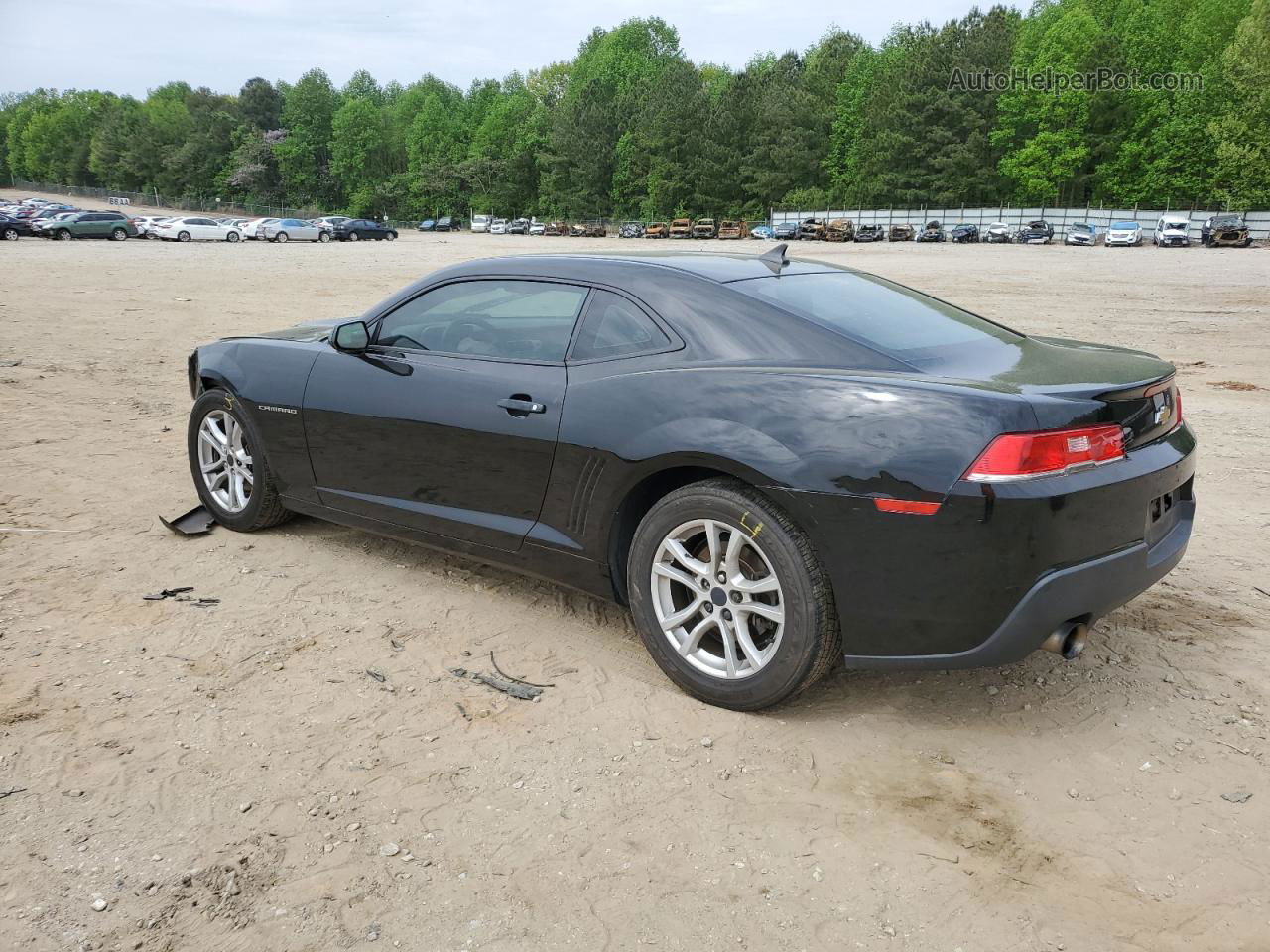 2015 Chevrolet Camaro Lt Black vin: 2G1FD1E31F9268697