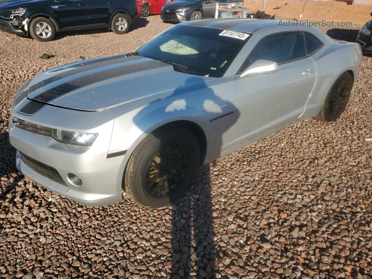 2015 Chevrolet Camaro Lt Silver vin: 2G1FD1E31F9272524