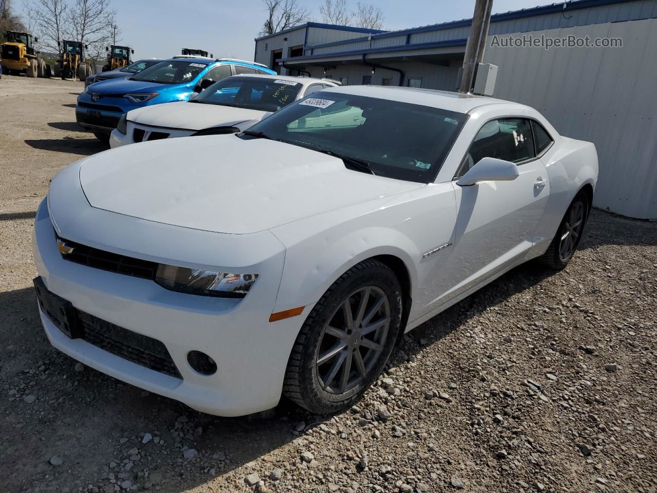 2015 Chevrolet Camaro Lt White vin: 2G1FD1E31F9294281