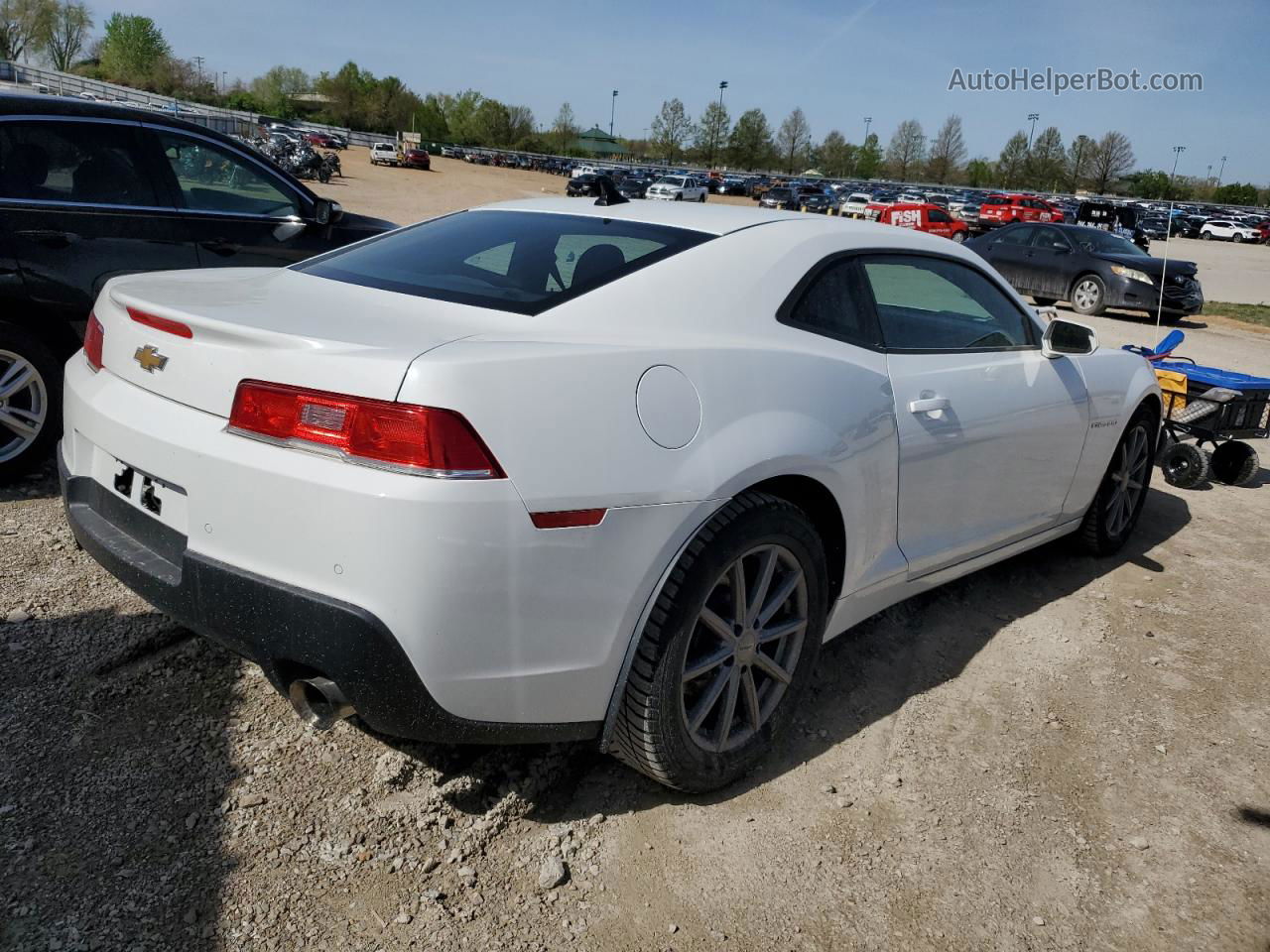 2015 Chevrolet Camaro Lt White vin: 2G1FD1E31F9294281