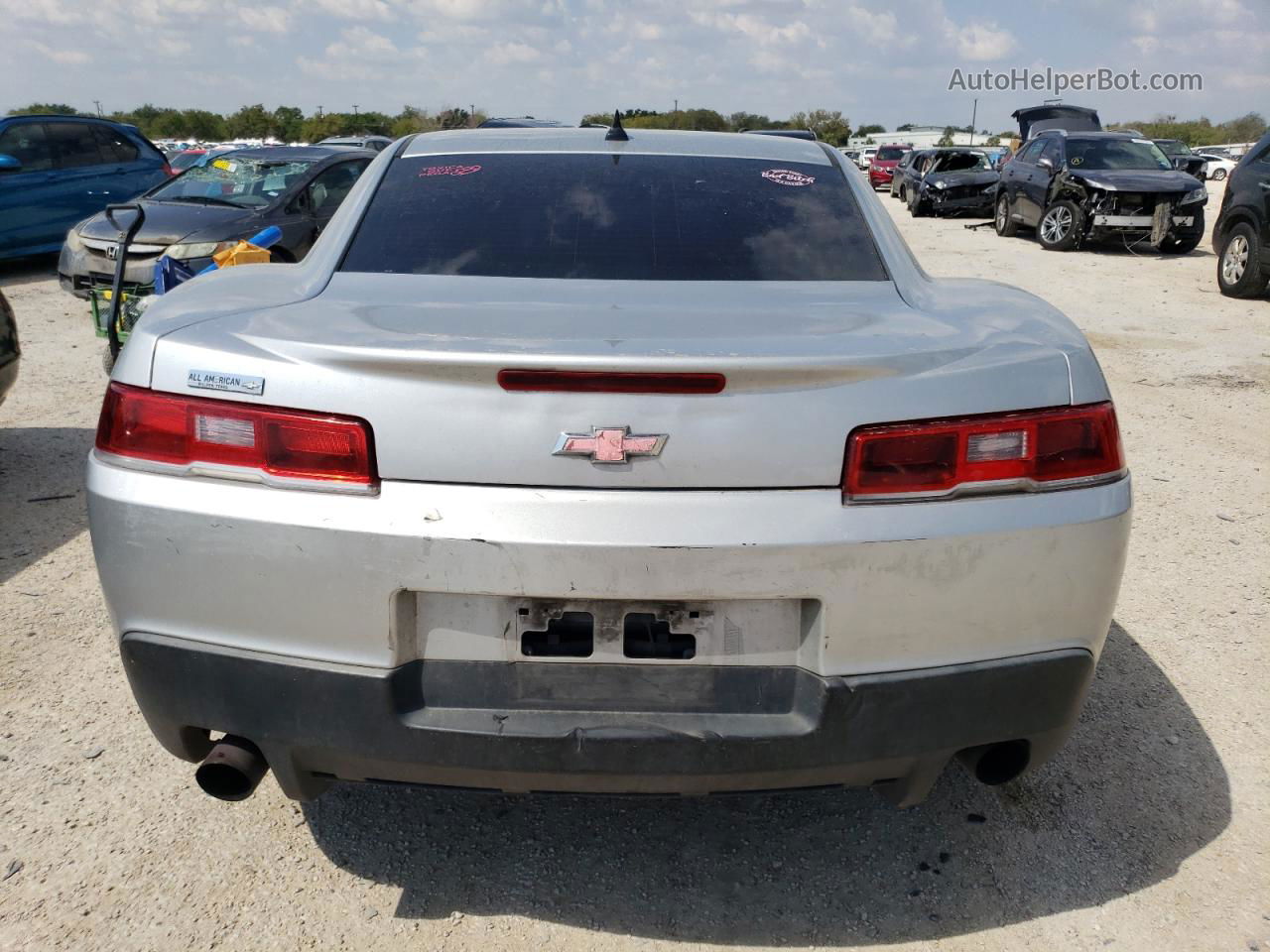 2015 Chevrolet Camaro Lt Gray vin: 2G1FD1E32F9169113