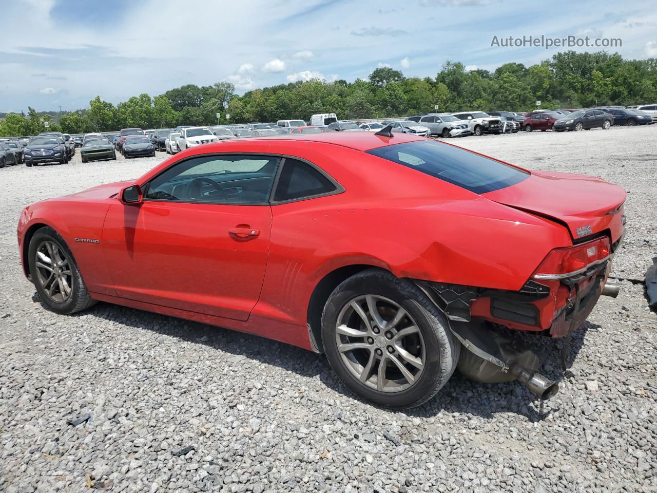 2015 Chevrolet Camaro Lt Red vin: 2G1FD1E32F9210226