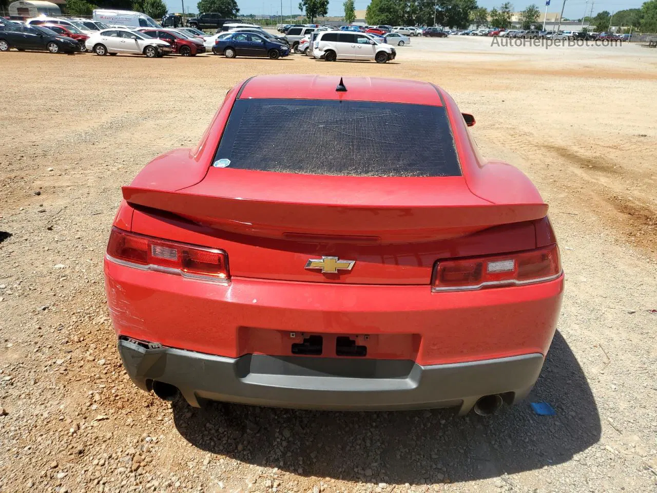 2015 Chevrolet Camaro Lt Red vin: 2G1FD1E32F9300623