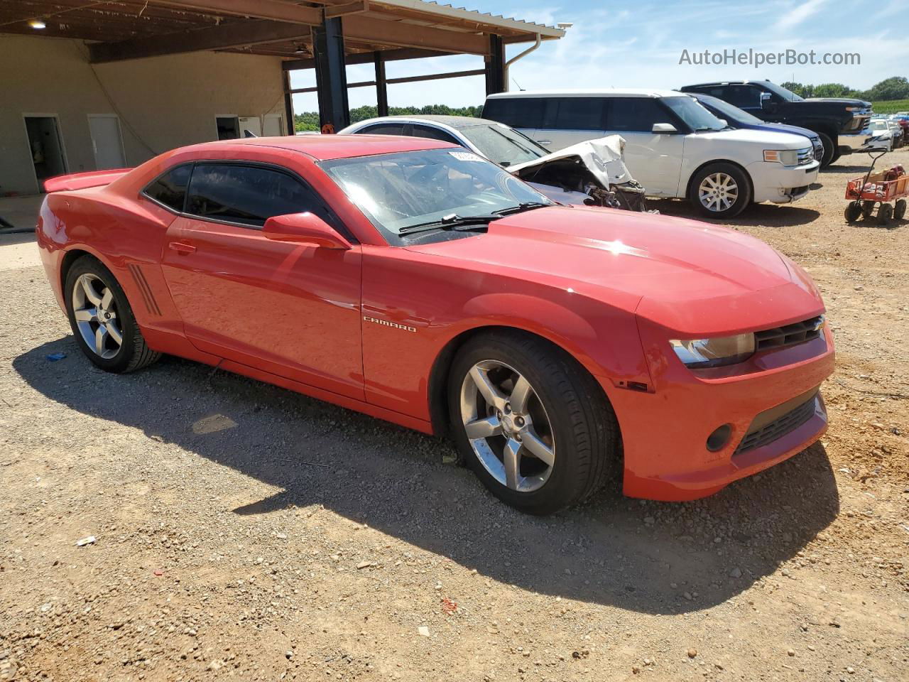 2015 Chevrolet Camaro Lt Red vin: 2G1FD1E32F9300623