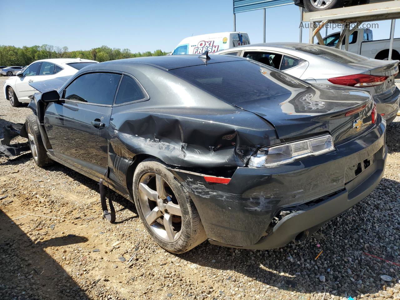 2015 Chevrolet Camaro Lt Charcoal vin: 2G1FD1E32F9303795