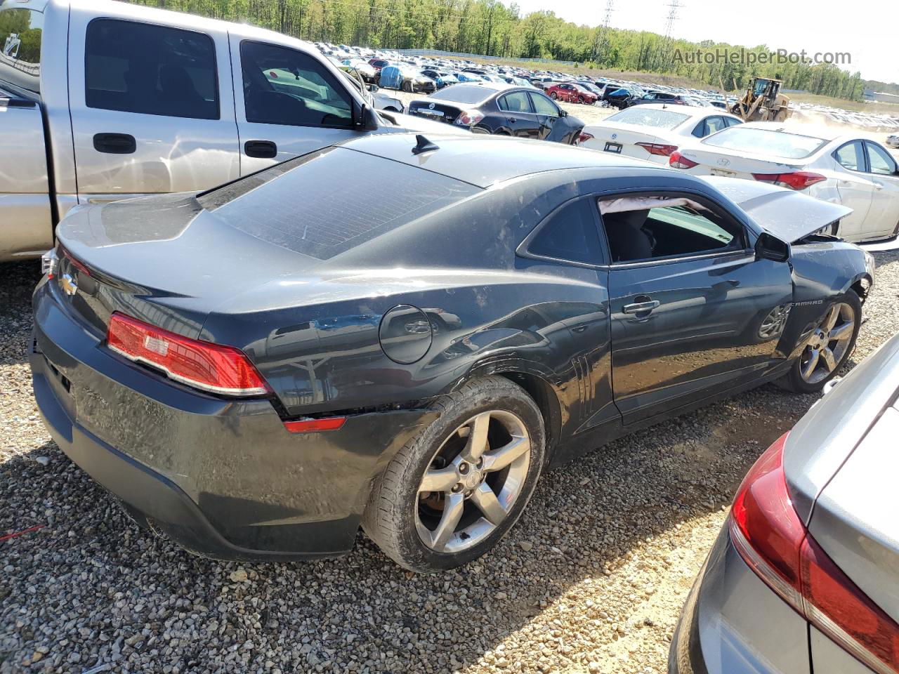 2015 Chevrolet Camaro Lt Charcoal vin: 2G1FD1E32F9303795