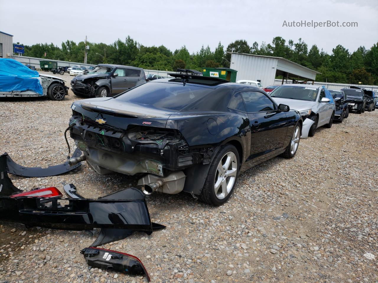 2015 Chevrolet Camaro Lt Black vin: 2G1FD1E33F9200837