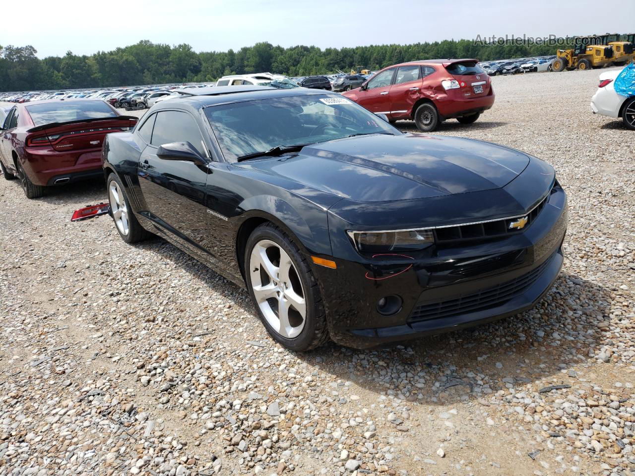 2015 Chevrolet Camaro Lt Black vin: 2G1FD1E33F9200837