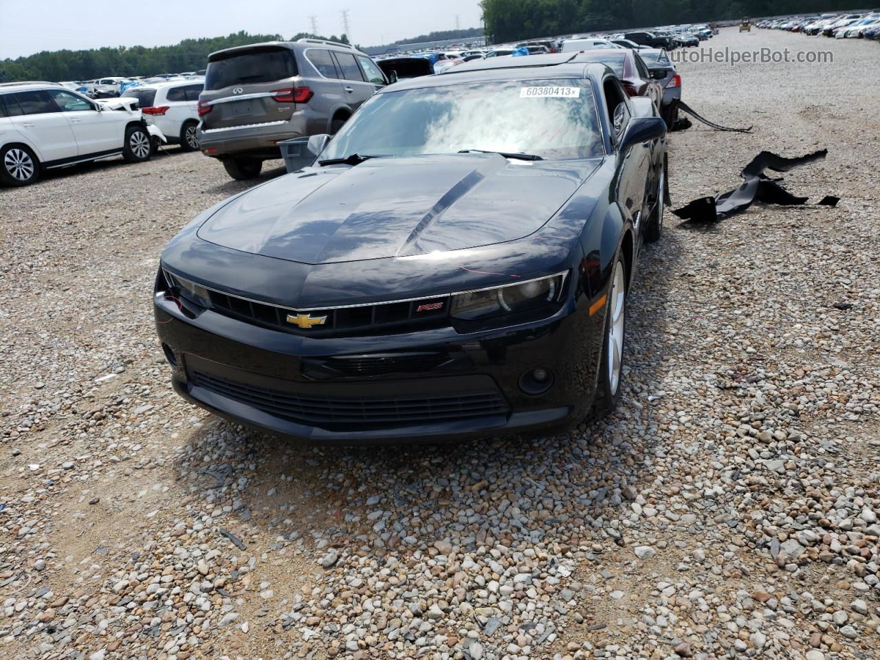 2015 Chevrolet Camaro Lt Black vin: 2G1FD1E33F9200837