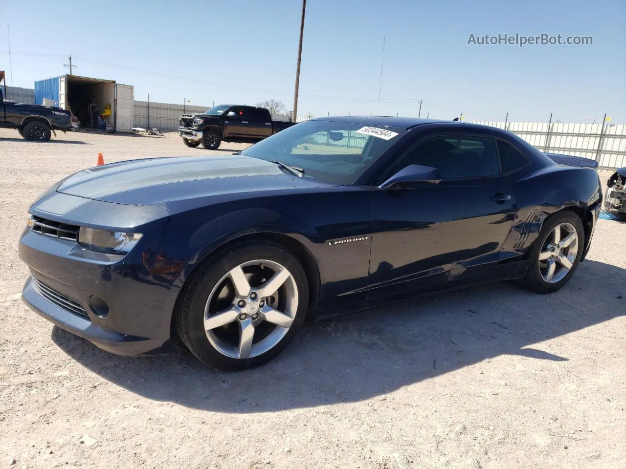 2015 Chevrolet Camaro Lt Blue vin: 2G1FD1E33F9251240