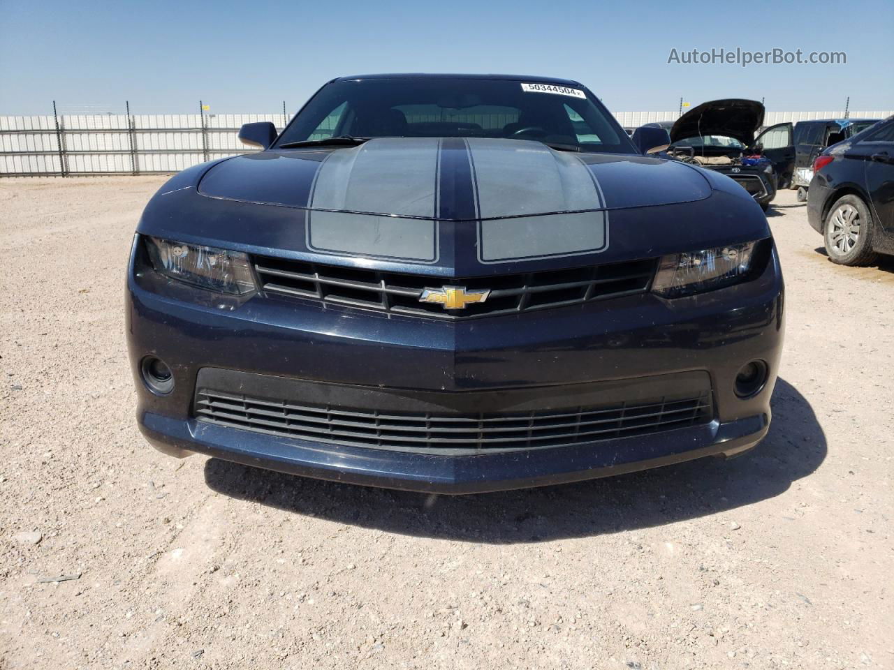 2015 Chevrolet Camaro Lt Blue vin: 2G1FD1E33F9251240