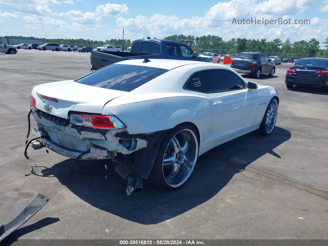 2015 Chevrolet Camaro 1lt White vin: 2G1FD1E33F9279927