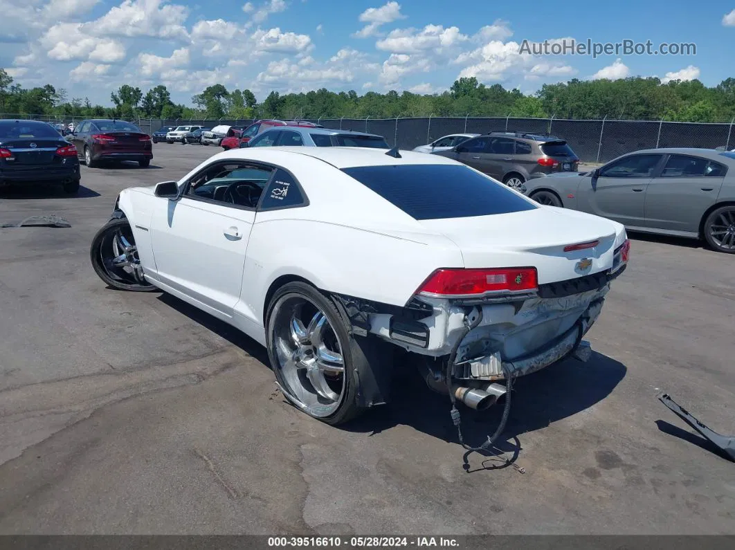 2015 Chevrolet Camaro 1lt White vin: 2G1FD1E33F9279927