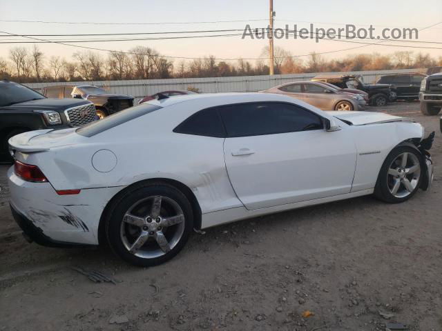 2015 Chevrolet Camaro Lt White vin: 2G1FD1E33F9311470