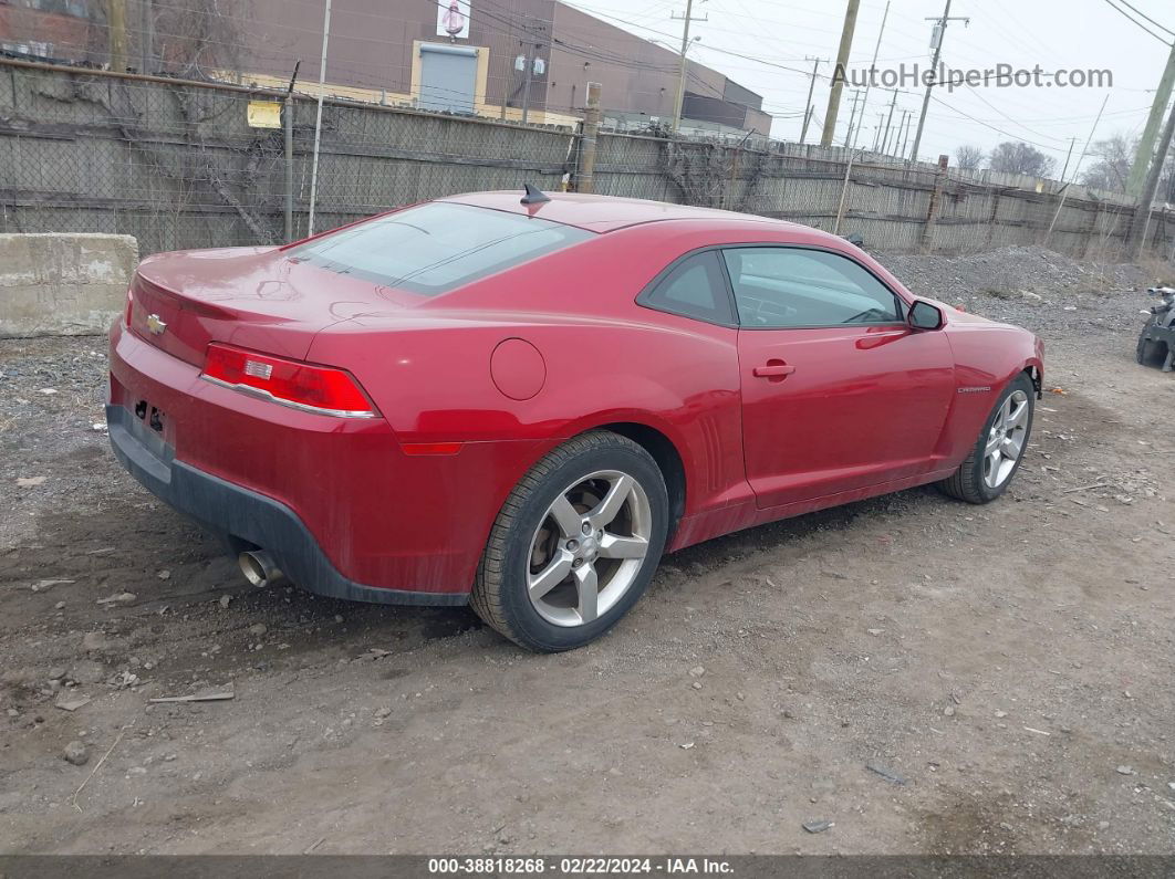 2015 Chevrolet Camaro 1lt Red vin: 2G1FD1E34F9113500