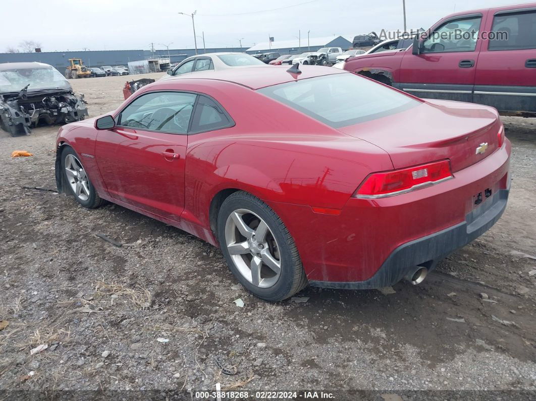 2015 Chevrolet Camaro 1lt Красный vin: 2G1FD1E34F9113500