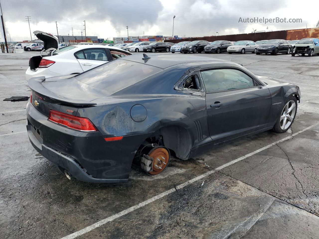 2015 Chevrolet Camaro Lt Черный vin: 2G1FD1E34F9142169