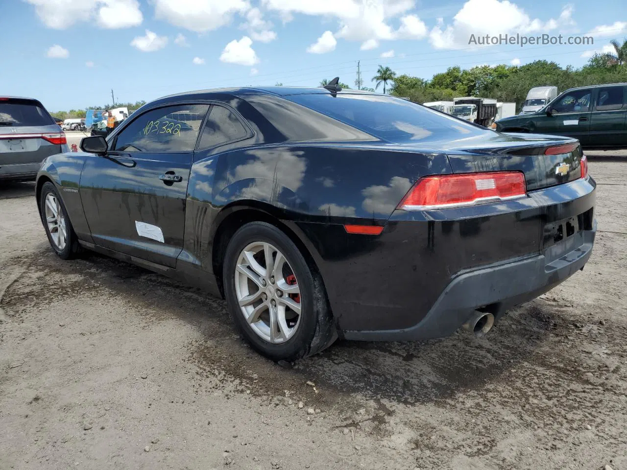 2015 Chevrolet Camaro Lt Black vin: 2G1FD1E34F9172515