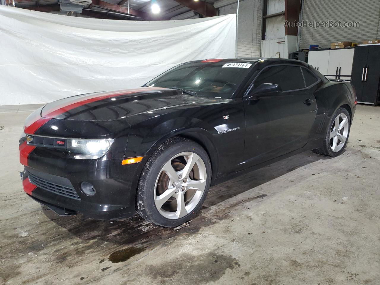 2015 Chevrolet Camaro Lt Black vin: 2G1FD1E34F9308514