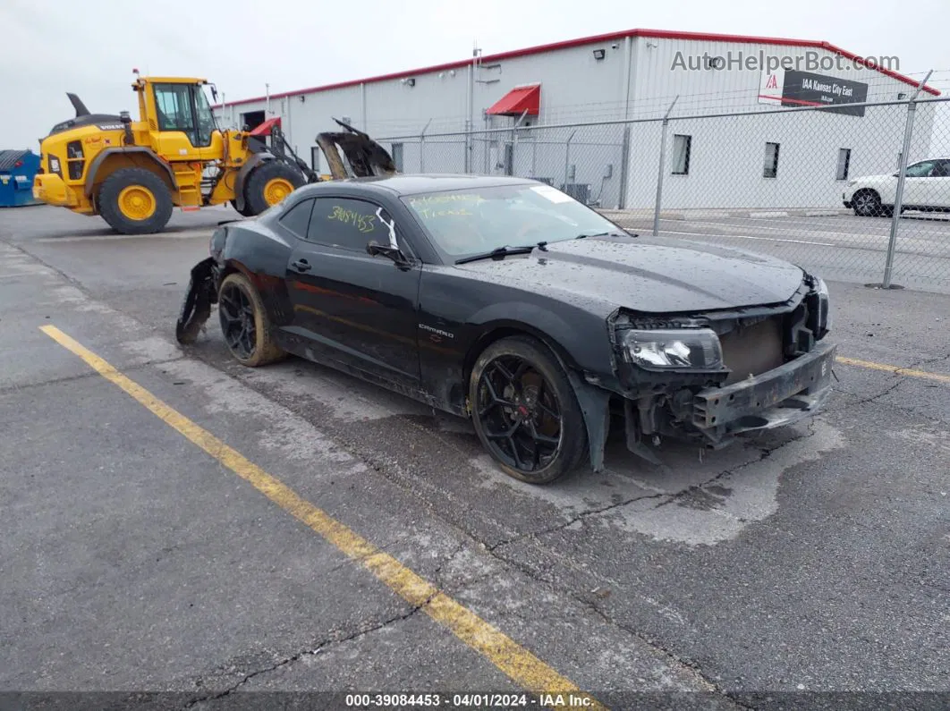 2015 Chevrolet Camaro 1lt Black vin: 2G1FD1E35F9123825