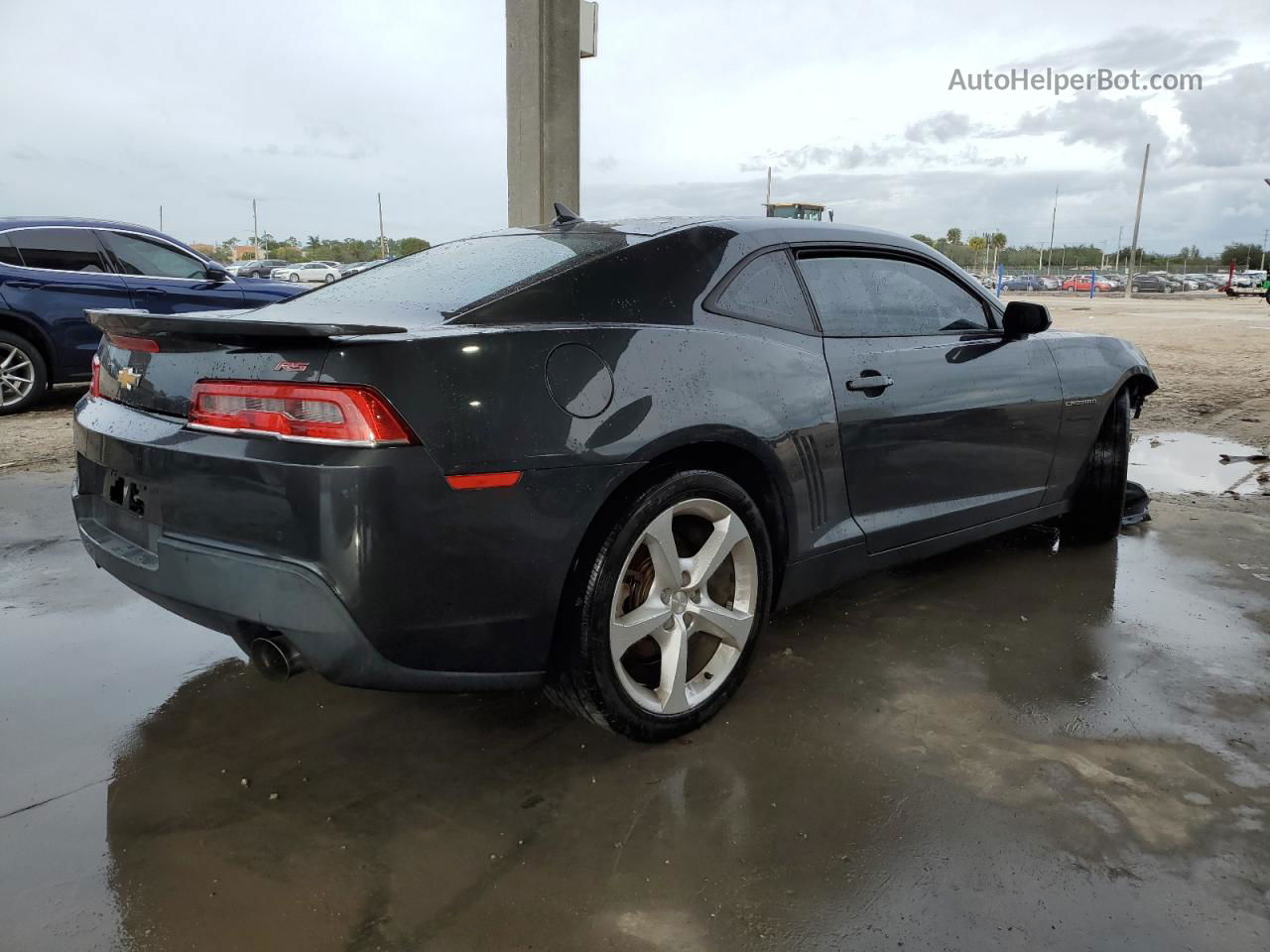 2015 Chevrolet Camaro Lt Gray vin: 2G1FD1E35F9236271