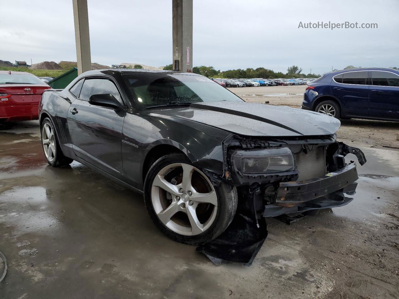 2015 Chevrolet Camaro Lt Gray vin: 2G1FD1E35F9236271