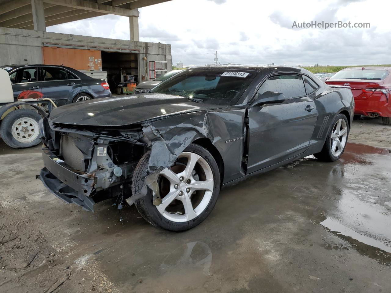 2015 Chevrolet Camaro Lt Gray vin: 2G1FD1E35F9236271